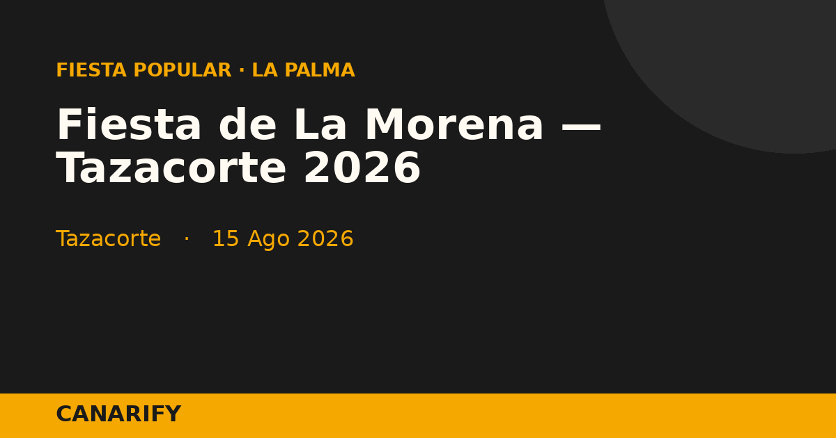 Fiestas de Tazacorte